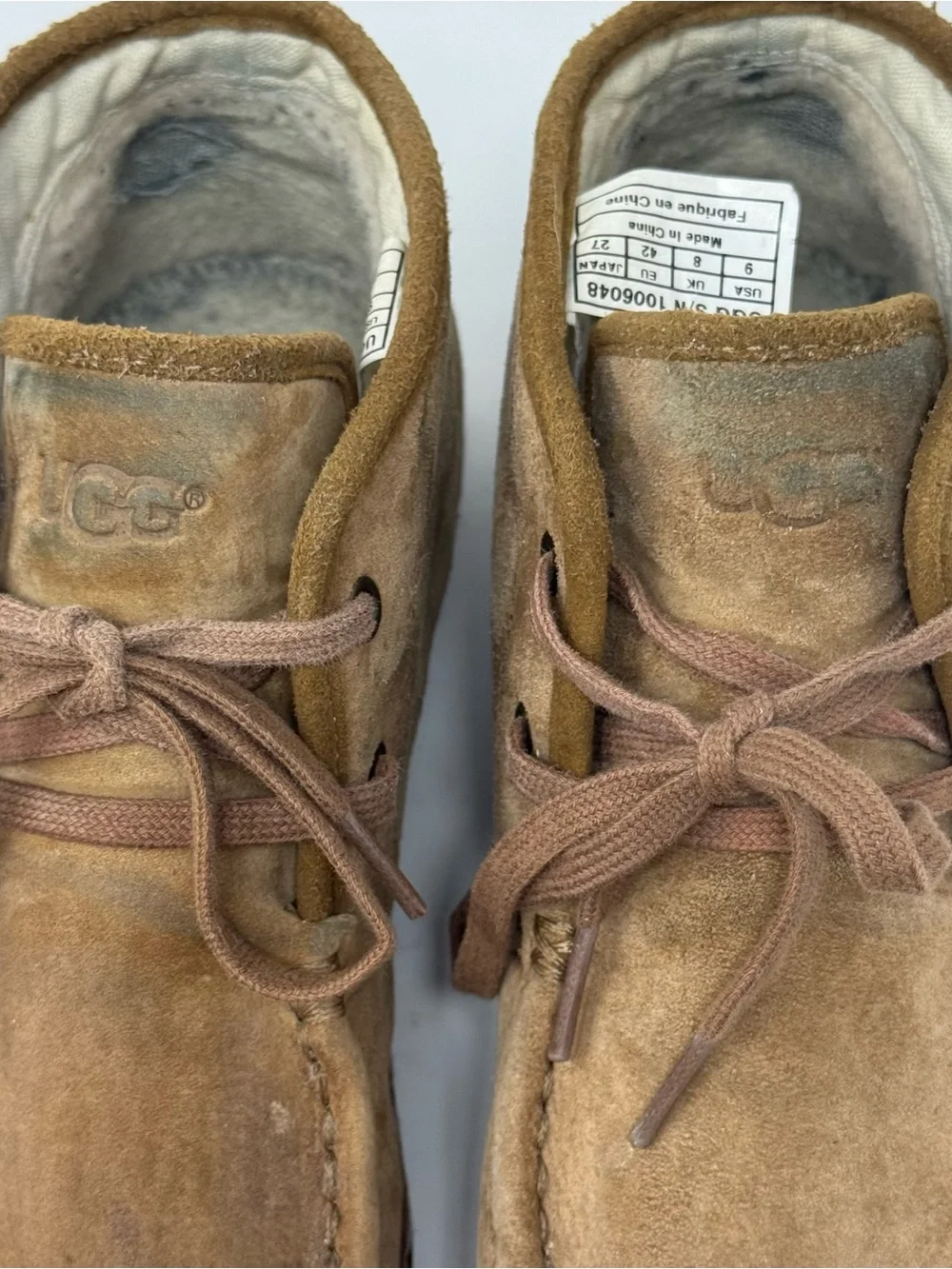 Ugg Bayonne Chukka Boots Men’s Size 9 suede